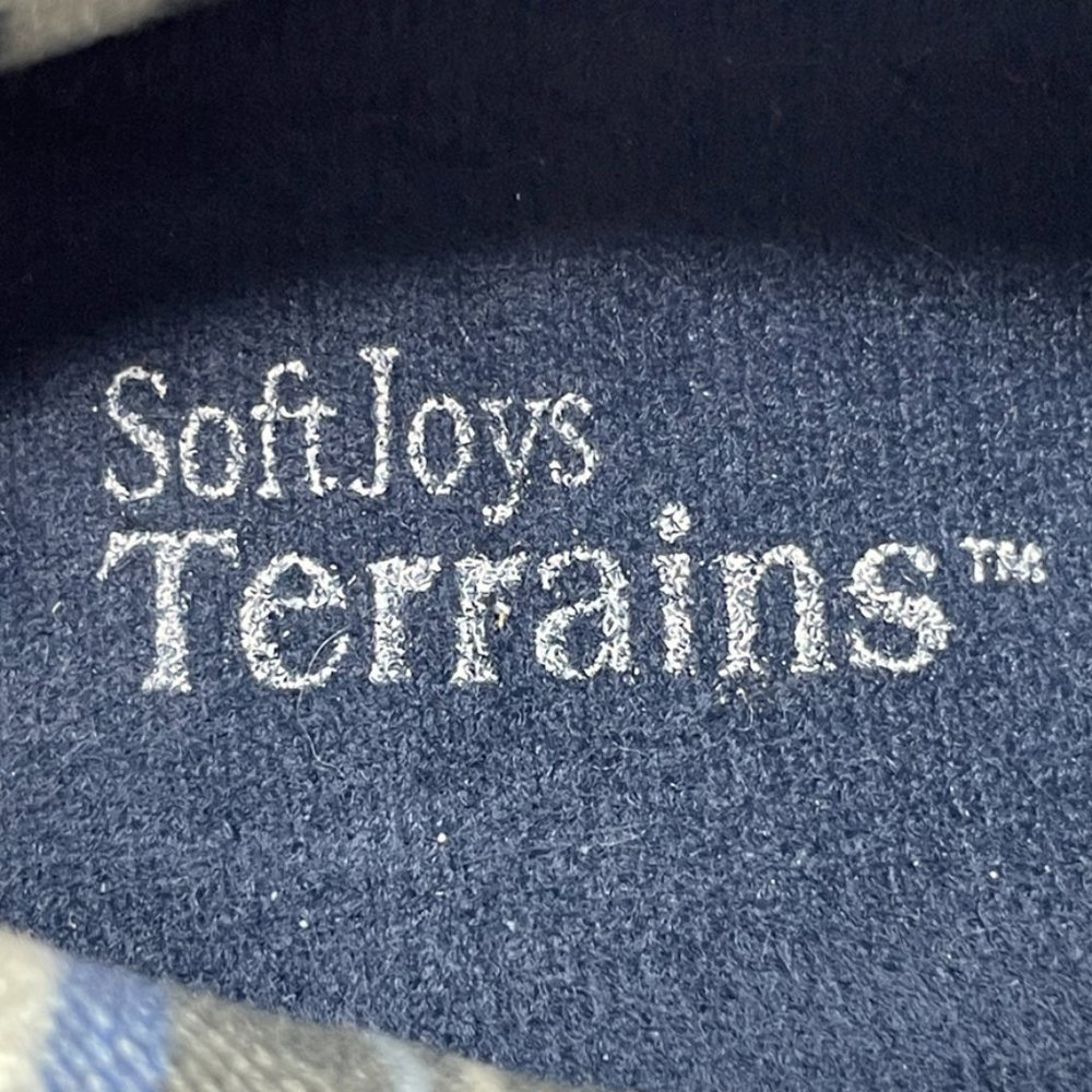 Footjoys Womens Softjoys Terrains White/Navy Leather Saddle Golf Shoe Size 6 M - Picture 9 of 11